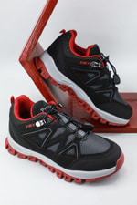 Su İtici Rahat Siyah Kırmızı Çocuk Spor Ayakkabı 1738 Çocuk Sneaker Promax Promax 1738 Çocuk Spor