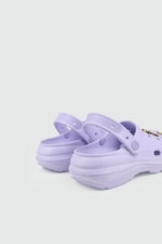 Tokalı Yüksek Taban Lila Günlük Rahat TWİNGO 210 Kadın Crocs Terlik Twingo TWİNGO 25Y 210 GAR TAŞLI
