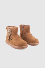 Yıldız Toka Figürlü Çocuk Bot Taba Süet Çocuk Bot TWİNGO 4045 P Çocuk bot & Çizme Twingo TWİNGO 26K 4045 PATİK BOT