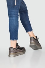 Yüksek Tabanlı Rahat Nefes Alır Kurşun Kadın Spor Ayakkabı 103 Kadın Günlük Spor Ayakkabı FLET FLET 103 Spor 22Y