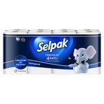 Selpak Premium 4 Katlı Tuvalet Kağıdı 16 lı
