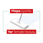 Sleepy Easy Clean Arap Sabun Katkılı Mopa Uyumlu Yer Temizlik Havlusu 50 Yaprak