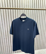 CLVN GÖĞSÜ KÜÇÜK NAKIŞ LOGO LACİVERT ERKEK TSHIRT