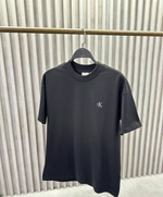 CLVN GÖĞSÜ KÜÇÜK NAKIŞ LOGO SİYAH  ERKEK TSHIRT