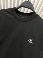 CLVN GÖĞSÜ KÜÇÜK NAKIŞ LOGO SİYAH  ERKEK TSHIRT