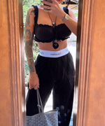 CLVN KADIN BELİ LASTİKLİ YAZLIK PANTALON