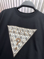 GSS SİYAH  KAHVE TAŞLI KADIN  T SHIRT