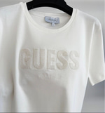 GUSS KADIN BEYAZ BONCUK İŞLEME TSHIRT 