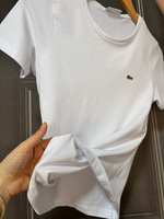 LCST BEYAZ BİSİKLET YAKA BASİK  TSHIRT 