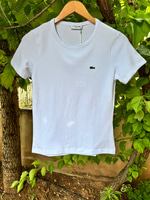 LCST BEYAZ BİSİKLET YAKA BASİK  TSHIRT 