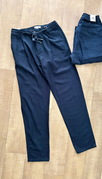 LCST KETEN YAZLIK LACİVERT PANTOLON