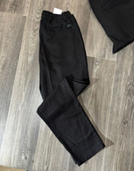 LCST KETEN YAZLIK SİYAH PANTOLON