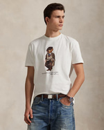 PRL KIRAVATLI AYI BEYAZ ERKEK T SHIRT