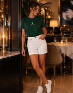 PRL ÖNÜ NAKIŞ YEŞİL T SHIRT