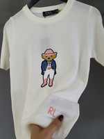 PRL RALPH LAUREN EKRU NAKIŞ DETAYLI TSHIRT 