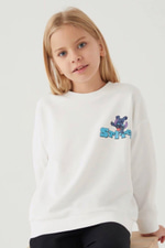STITCH BEYAZ ÇOCUK SWEATSHIRT