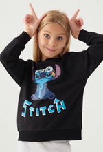 STITCH SİYAH ÇOCUK SWEATSHIRT