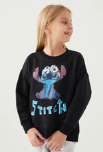 STITCH SİYAH ÇOCUK SWEATSHIRT