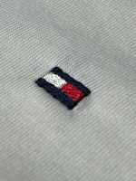 TH  BEYAZ V YAKA NAKIŞ DETAYLI KADIN TSHIRT 
