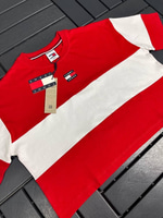 TH KADIN KIRMIZI BEYAZ TSHIRT