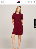 TH KADIN  KISA KOLU BORDO ELBİSE 