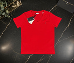TH KIRMIZI V YAKA NAKIŞ KADIN TSHIRT 