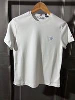 TH MAVI NAKIŞ LOGOLU BEYAZ KADIN T SHIRT