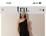 TRU TEK OMUZ DETAYLI KADIN SİYAH BLUZ