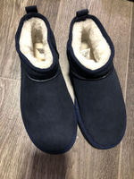 UGG LACİVERT KADIN BOT