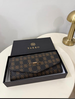 VKK MONOGRAM SİYAH DERİ