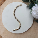 14K Altın Kaplama Markiz Model Taşlı Bileklik (17+2 cm)