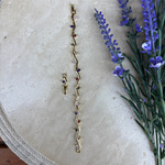 14K Altın Kaplama Renkli Dal Model Bileklik (17+2 cm)