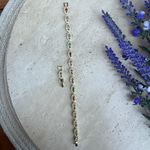 14K Altın Kaplama Renkli Göz Detaylı Bileklik (17+2 cm)