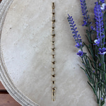 14K Altın Kaplama Üçgen Detaylı Taşlı Bileklik (17+2 cm)