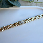 14K Özel Seri Baget Zincir Bileklik (17+2 cm)