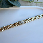 14K Özel Seri Baget Zincir Bileklik (17+2 cm)
