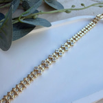 14K Özel Seri Baklava Model Bileklik (17+2 cm)
