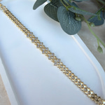 14K Özel Seri Baklava Model Bileklik (17+2 cm)