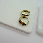 14K Özel Seri Bombeli Gold Küpe 