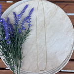 14K Özel Seri Boncuk Zincirli Kolye (90 cm)