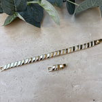 14K Özel Seri Çizgi Model Bileklik (17+2 cm)