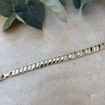 14K Özel Seri Çizgi Model Bileklik (17+2 cm)