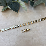 14K Özel Seri Çizgi Model Bileklik (17+2 cm)