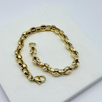 14K Özel Seri Düğme Model Bileklik (17+3 cm)