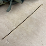14K Özel Seri Ezme Zincir Bileklik (18 cm)