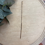 14K Özel Seri Ezme Zincir Bileklik (18 cm)