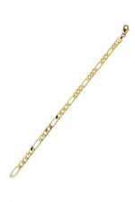 14K Özel Seri Figaro Zincir Bileklik (18 cm)