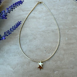 14K Özel Seri İkili Yıldız Uçlu Yumuşak Choker