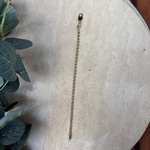 14K Özel Seri İnce Burgu Model Bileklik (18 cm)