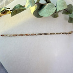 14K Özel Seri İnce Zincir Bileklik (17 cm)